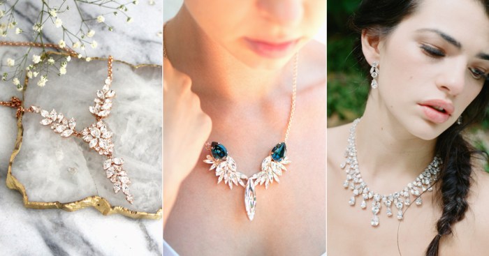 Statement Necklaces for a Glamorous Wedding Day