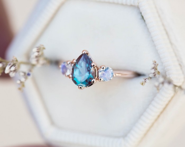 Gemstone Engagement Rings for a Pop of Color
