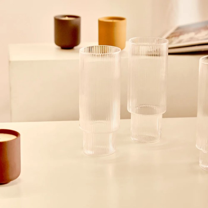 Ferm Living Ripple glassware sale prices
