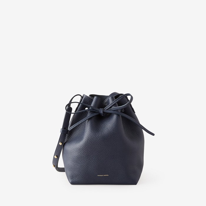 Bucket bag leather mansur mini gavriel calf close Mansur Gavriel bucket bags on sale